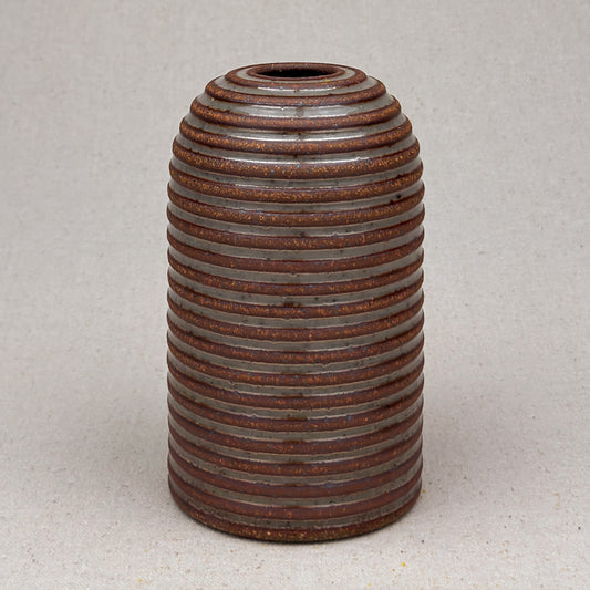Medium Shino Stripe Round Top Vase
