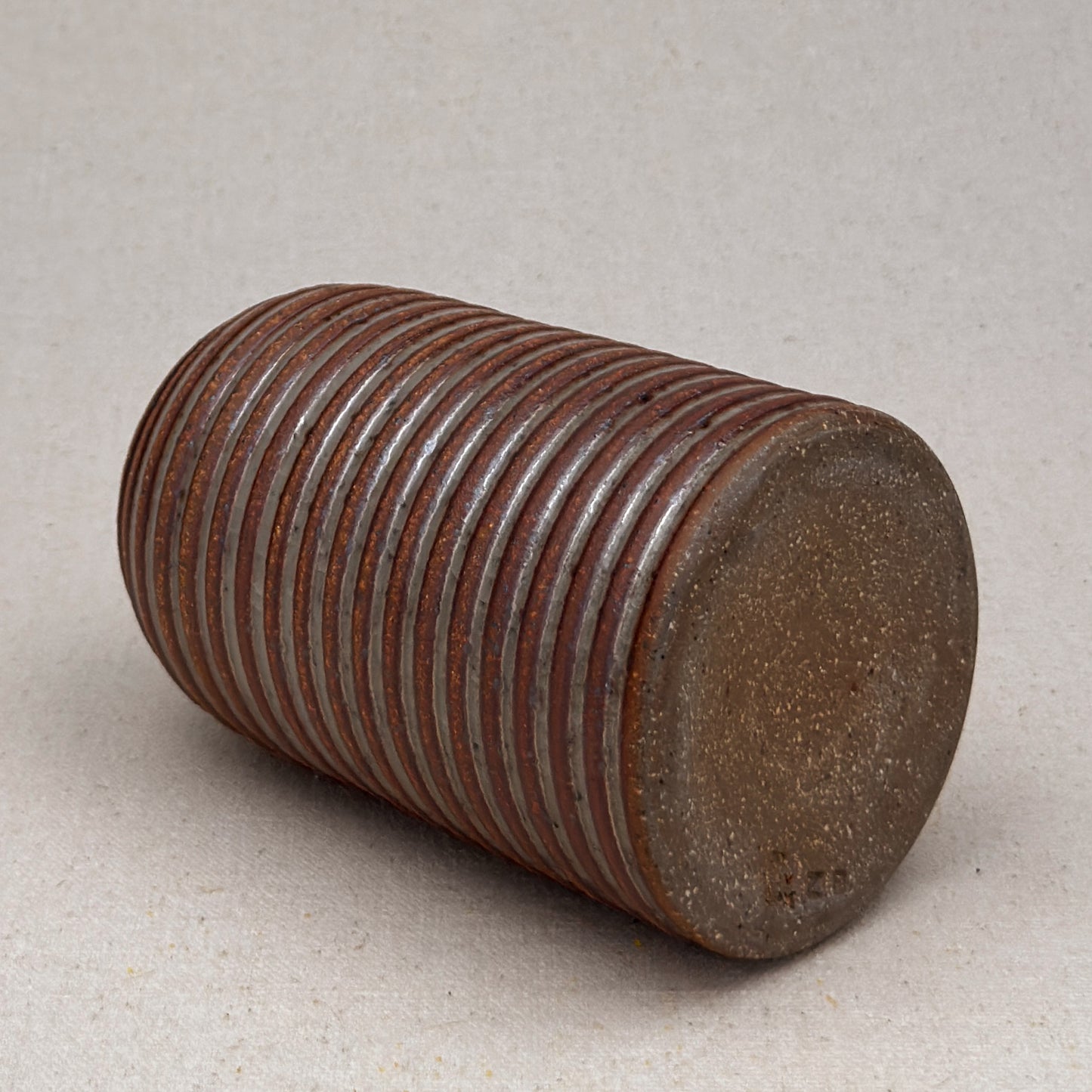 Medium Shino Stripe Round Top Vase