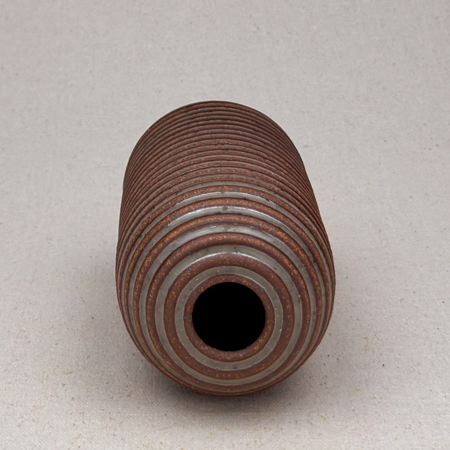 Medium Shino Stripe Round Top Vase
