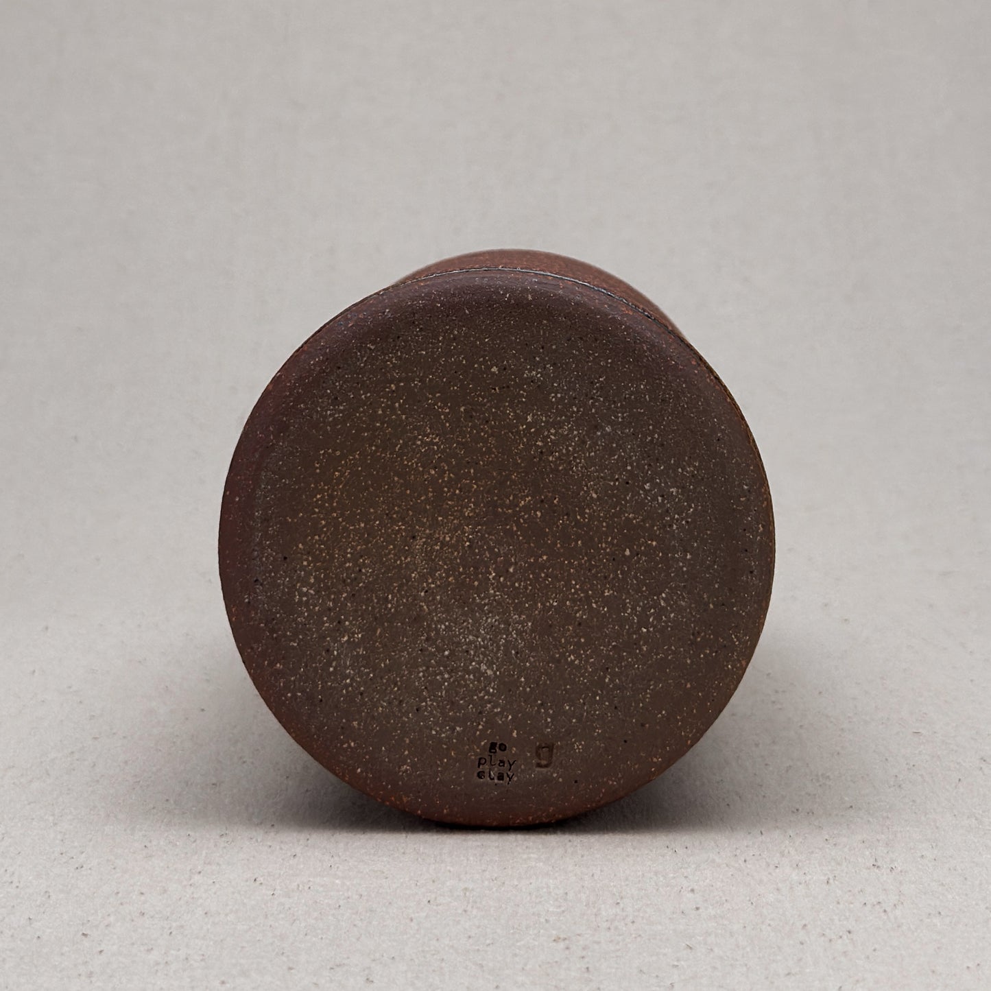 Large Blue Stripe Round Top Vase