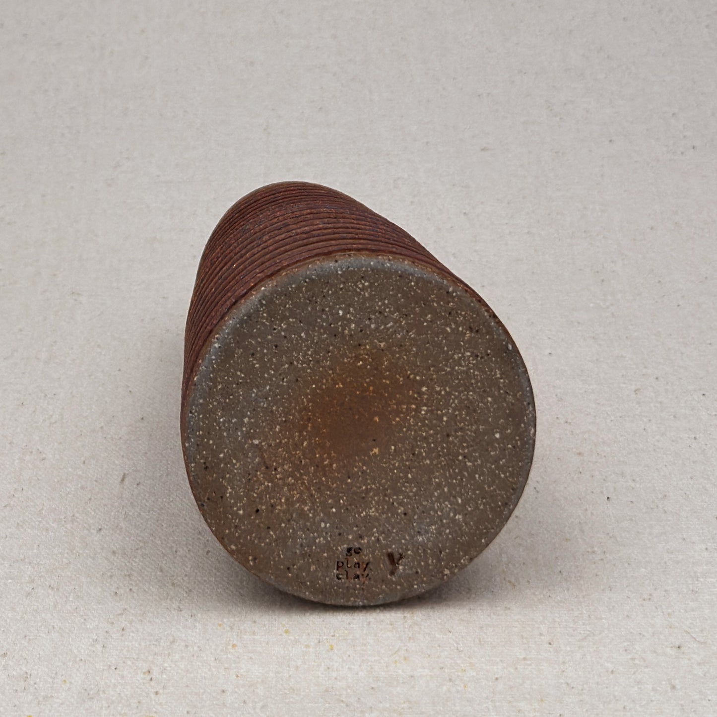 Medium Shino Stripe Conical Vase