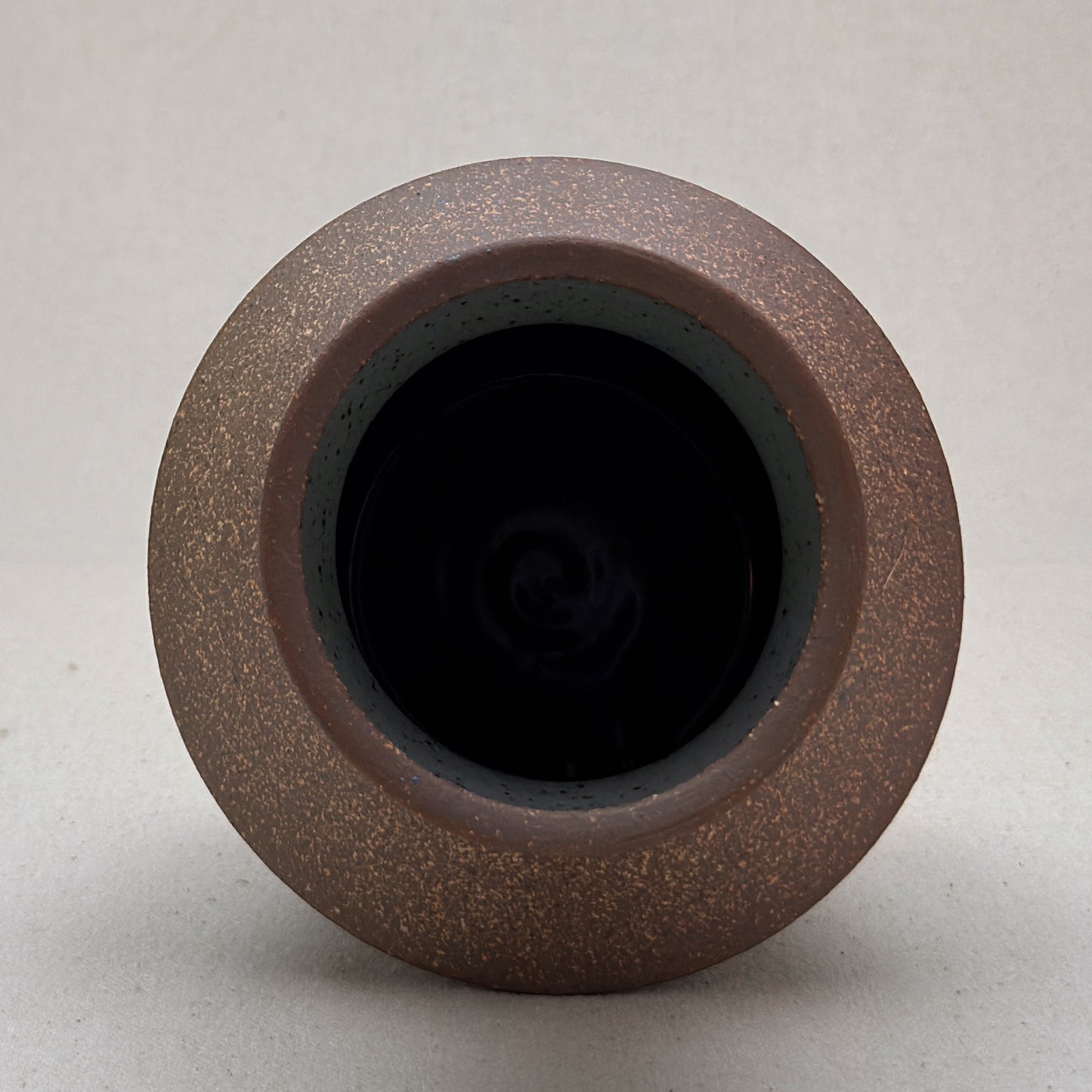 Medium Speckled Blue Angular Vase