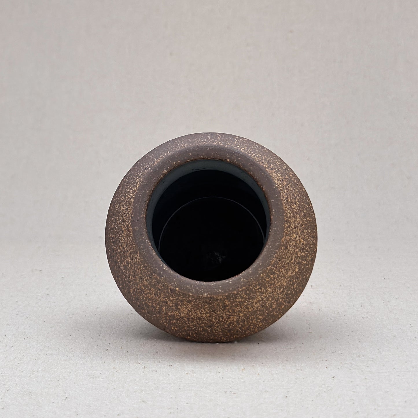 Small Speckled Blue Angular Vase