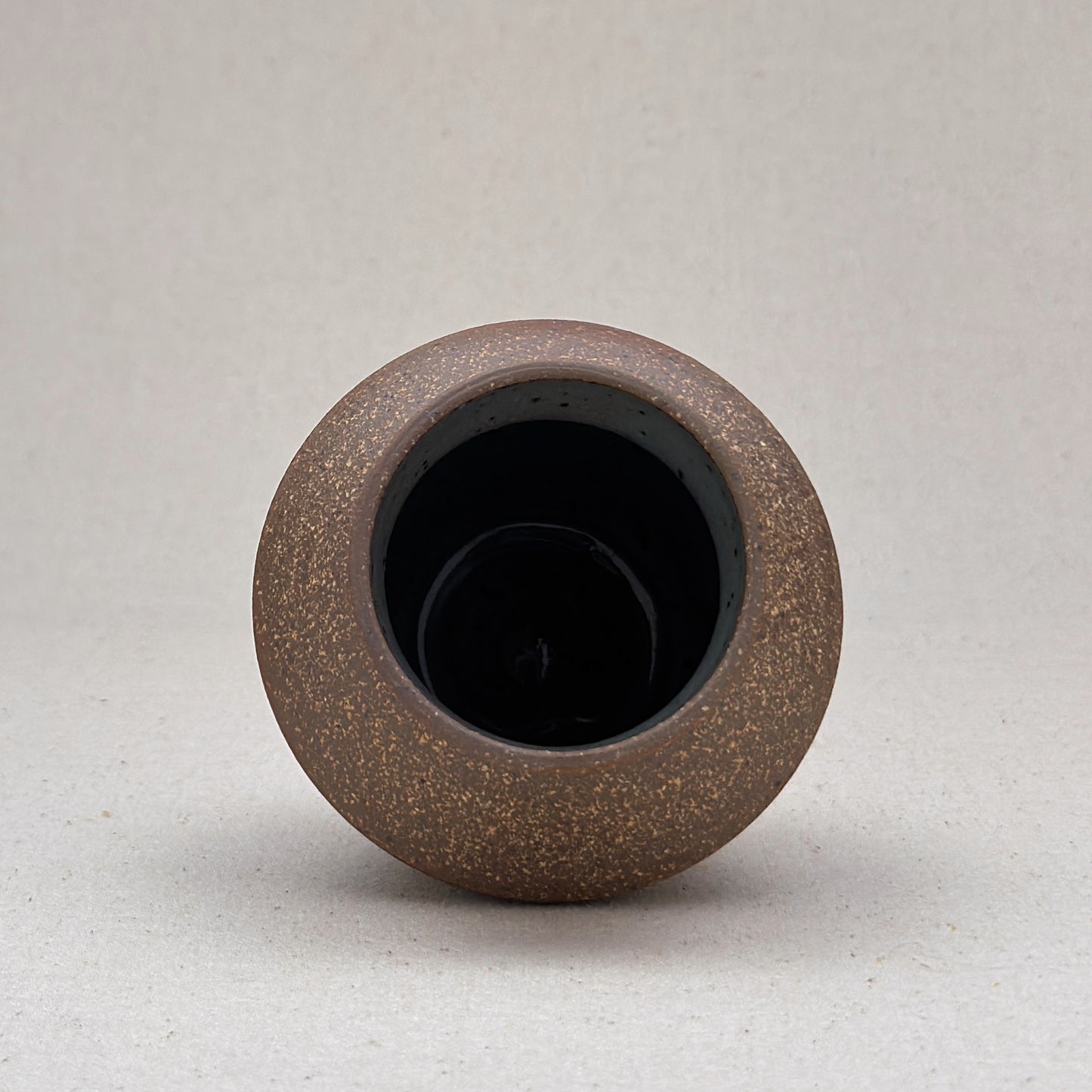 Small Speckled Blue Angular Vase