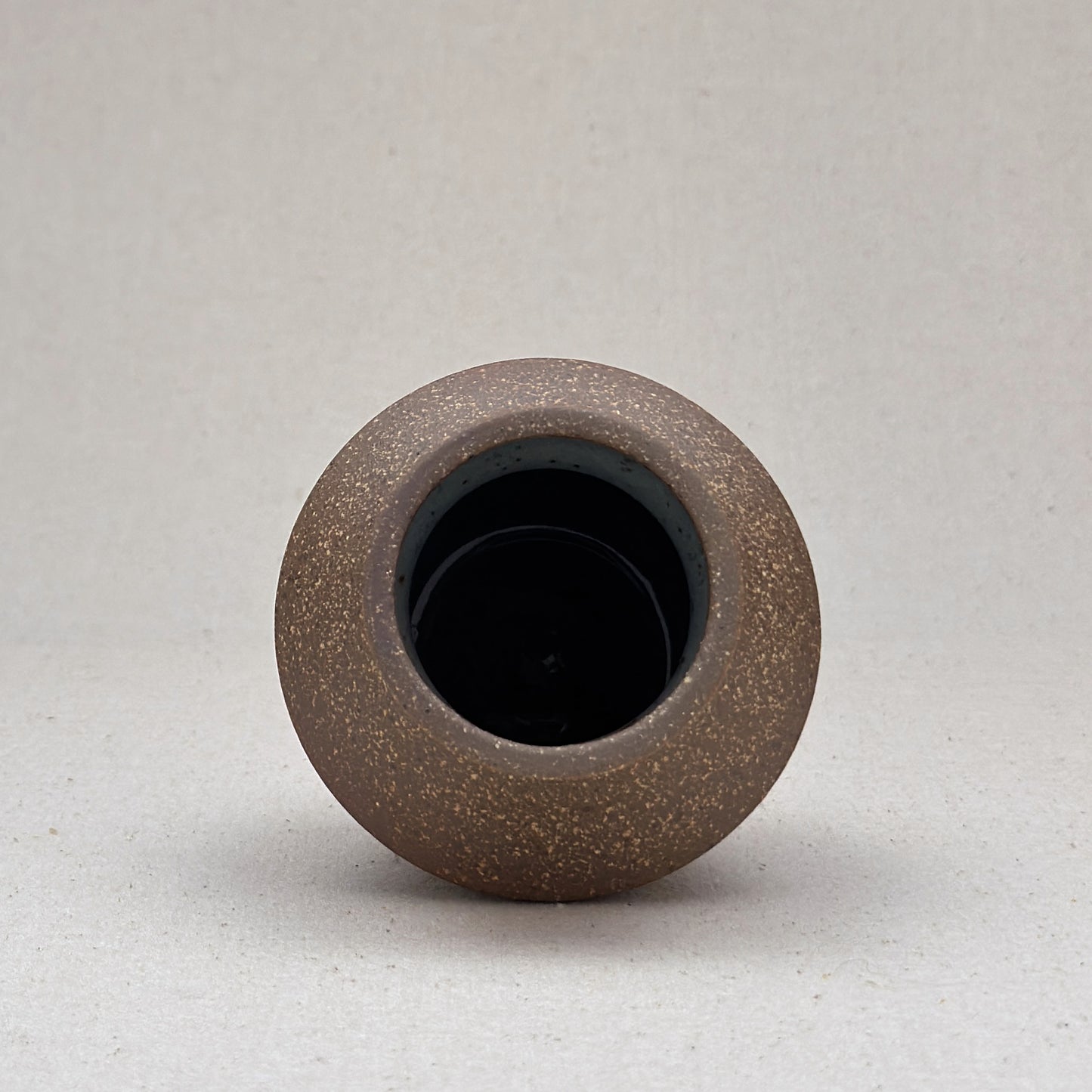 Small Speckled Blue Angular Vase