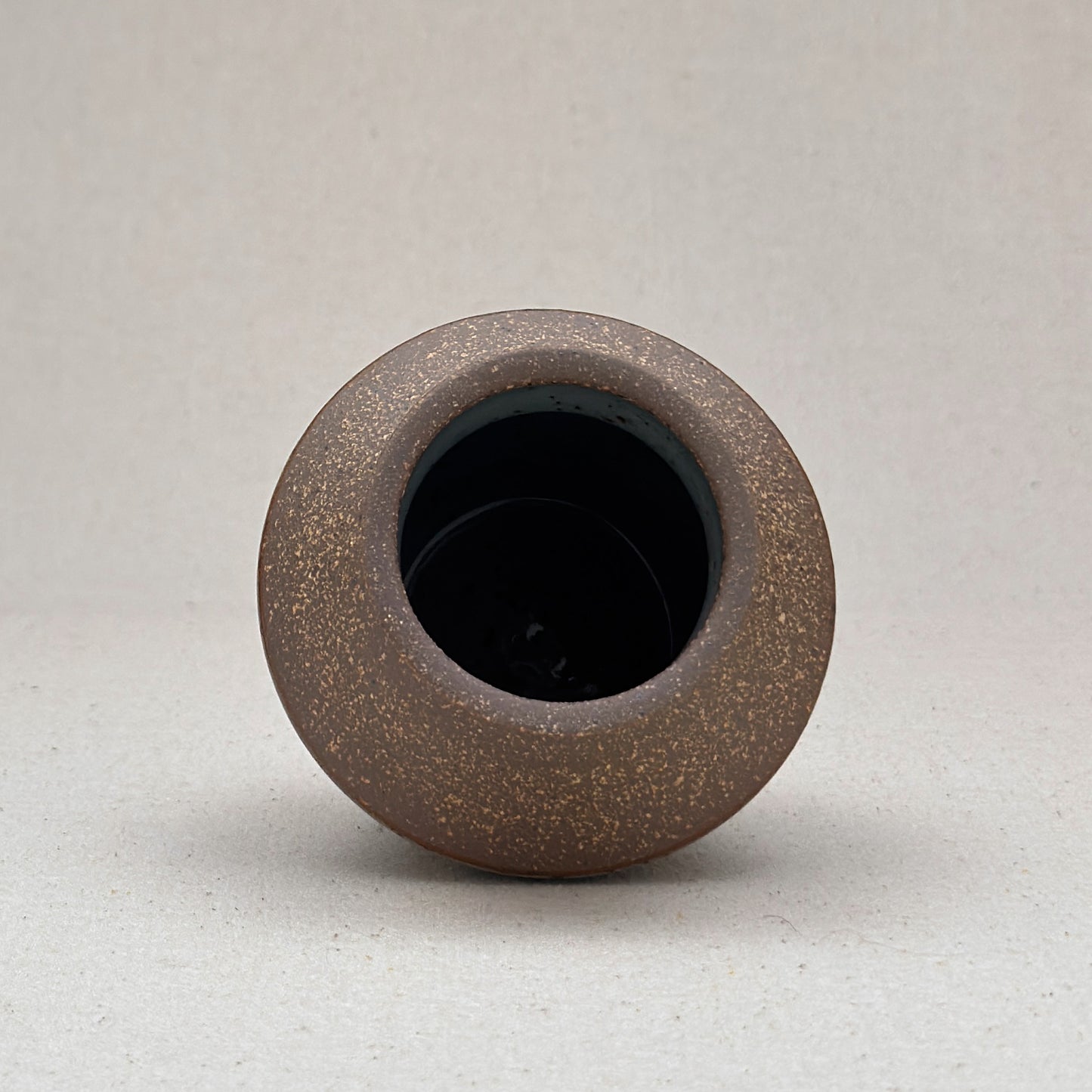 Small Speckled Blue Angular Vase