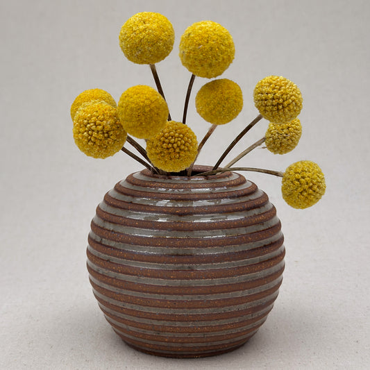 Small Shino Stripe Round Vase