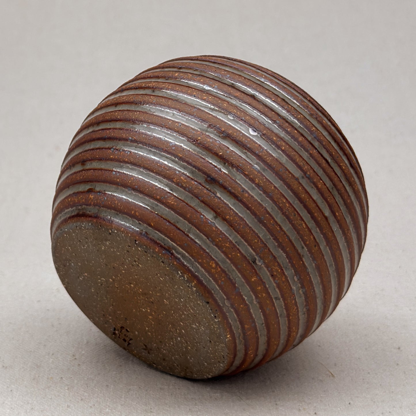 Small Shino Stripe Round Vase