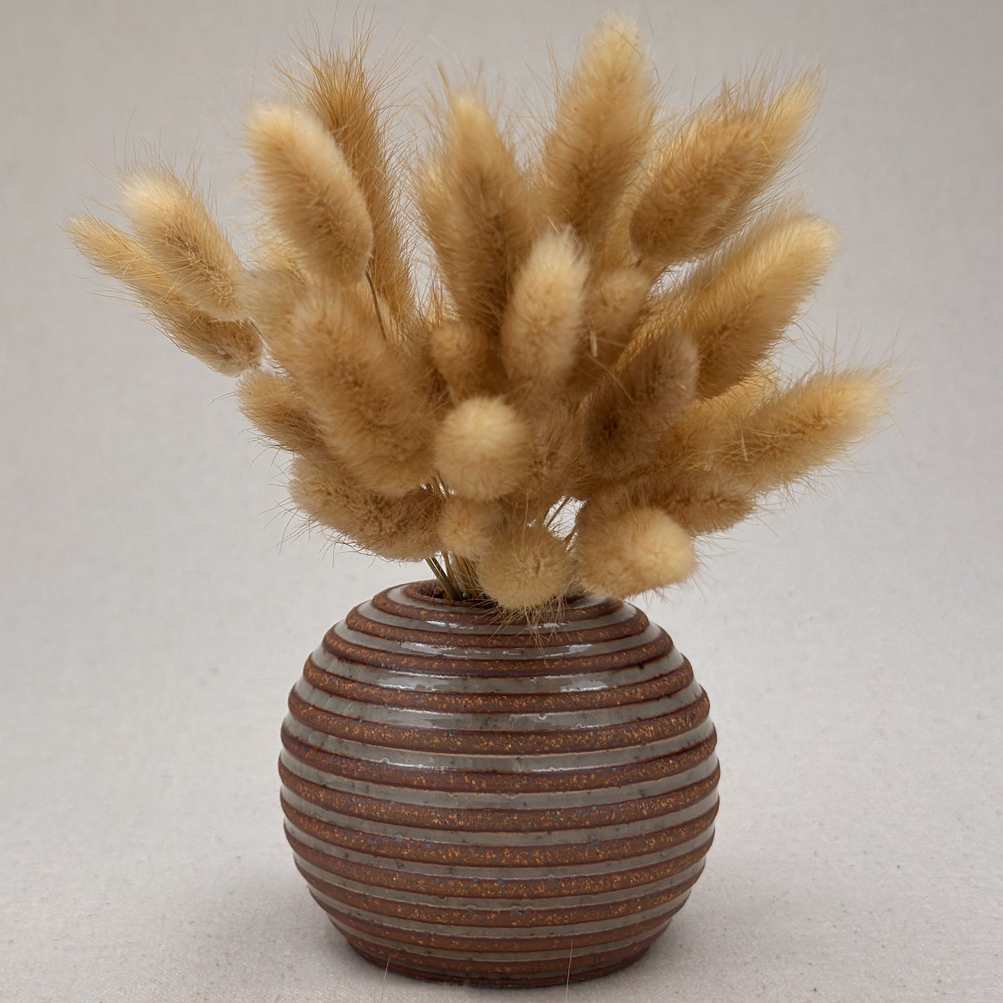 Small Shino Stripe Round Vase