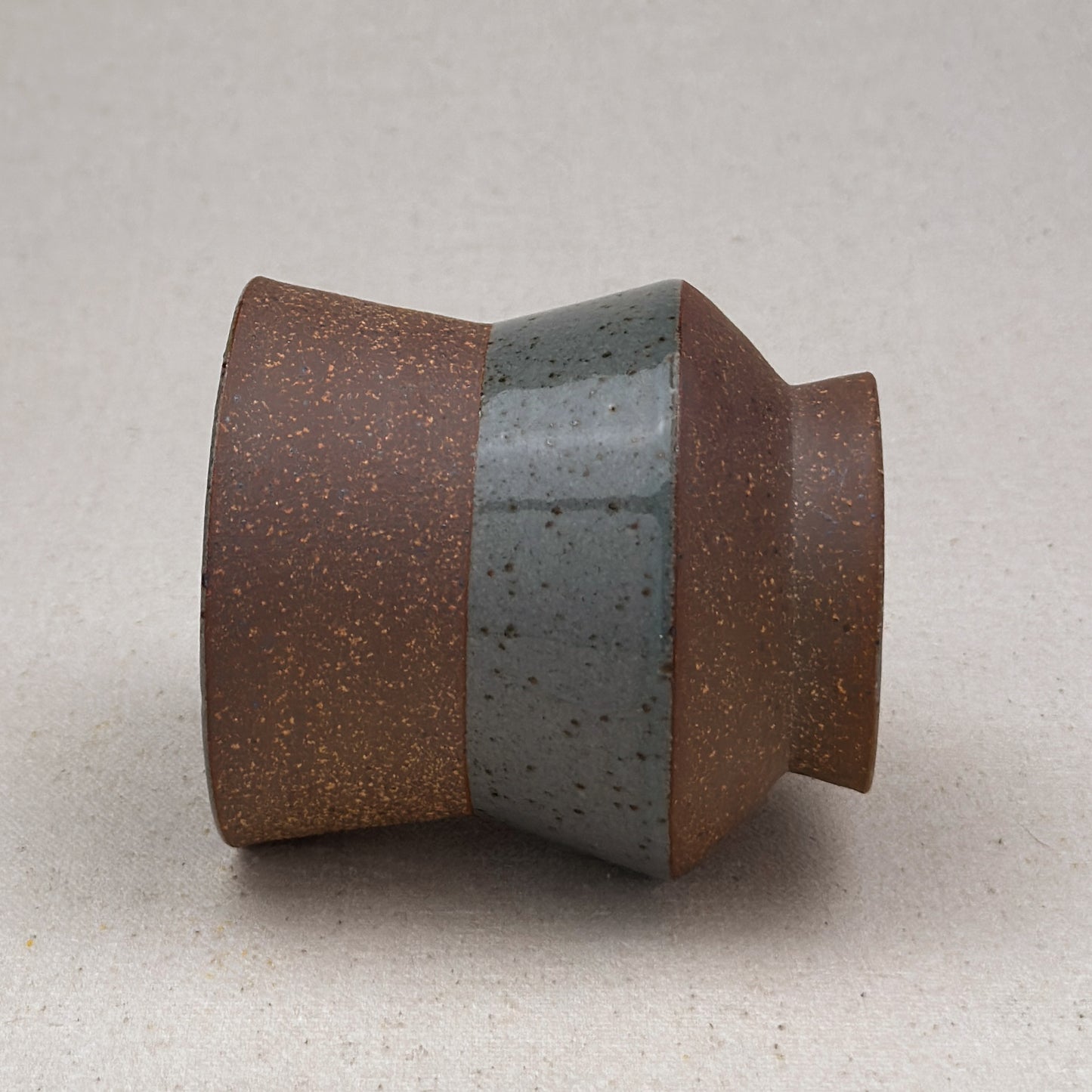 Speckled Blue Angular Cup