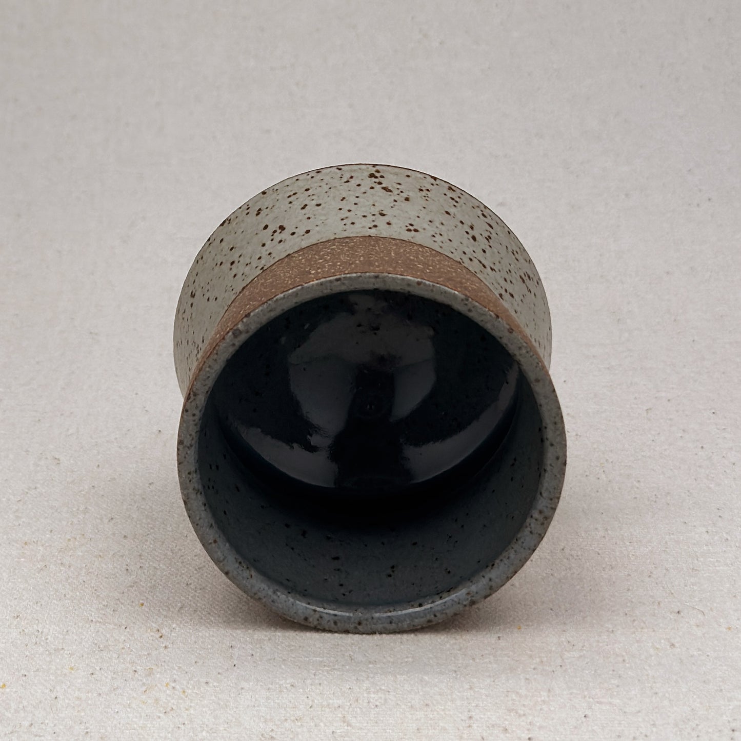 Speckled White Angular Cup