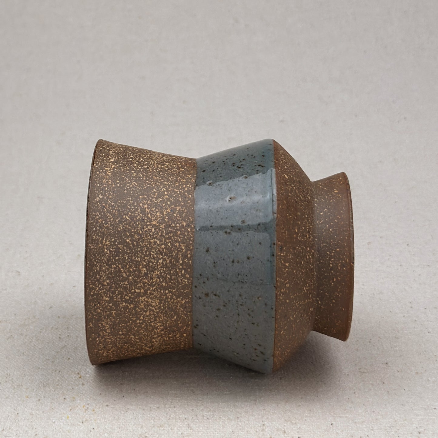 Speckled Blue Angular Cup