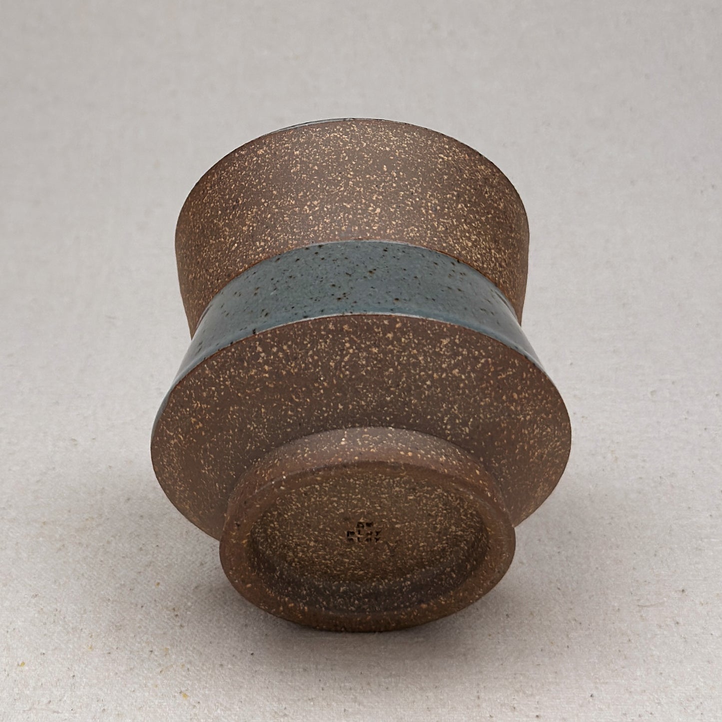 Speckled Blue Angular Cup