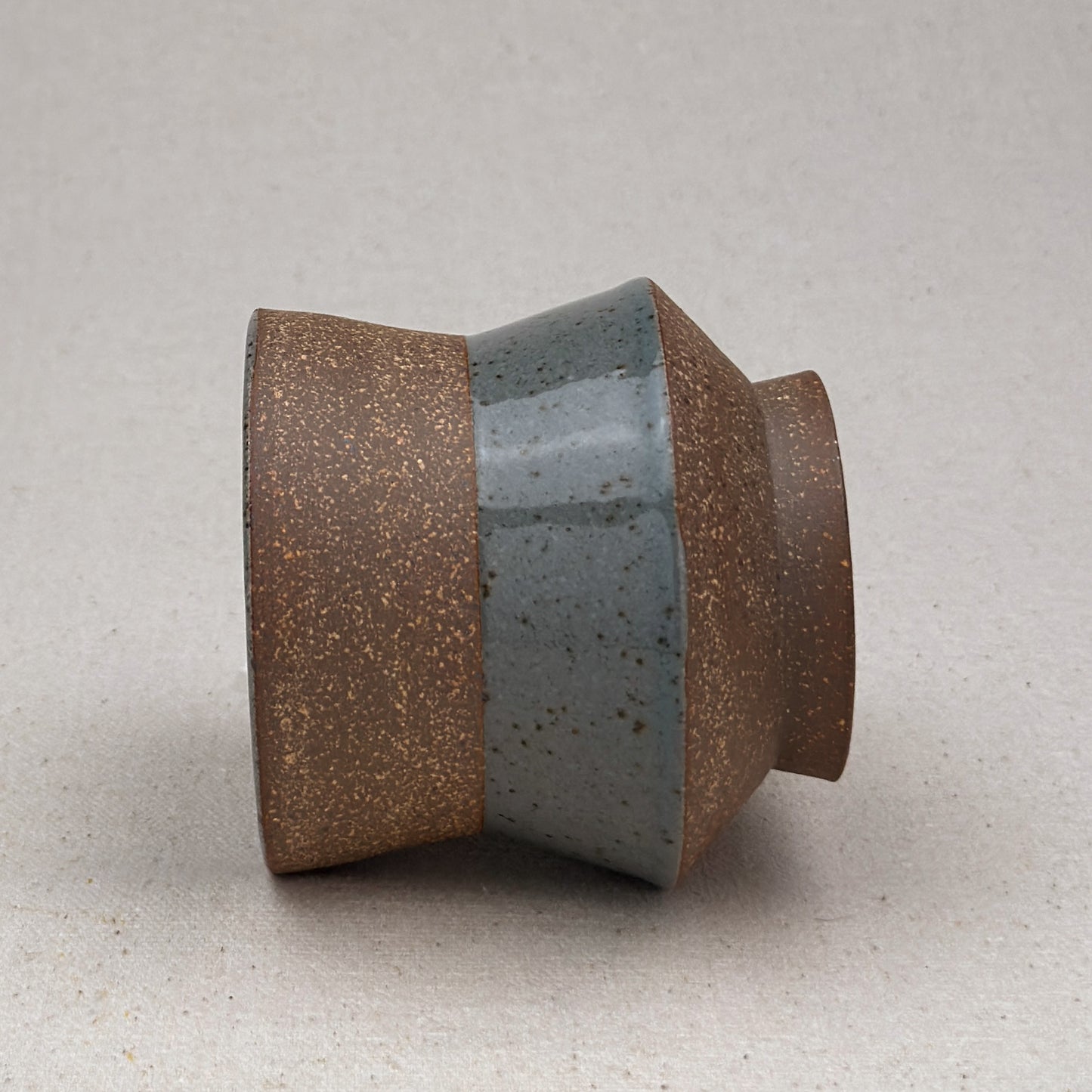 Speckled Blue Angular Cup