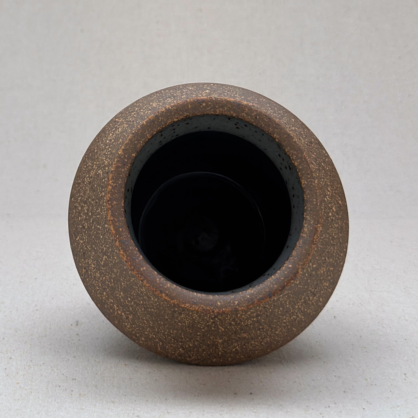 Small-Medium Speckled Blue Angular Vase