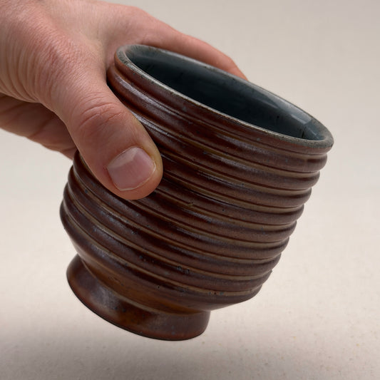 Shino Striped Ceramic Cup