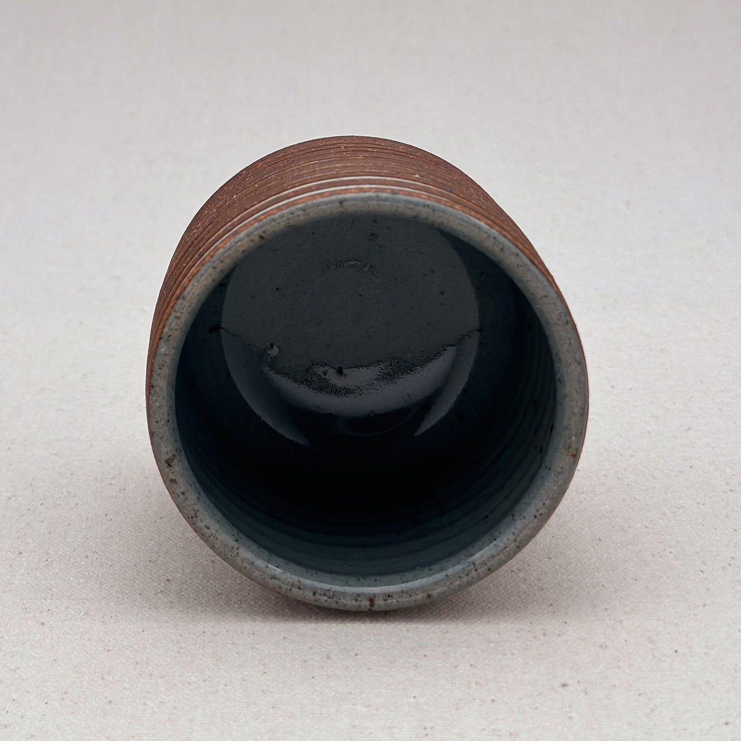 White Striped Ceramic Cup