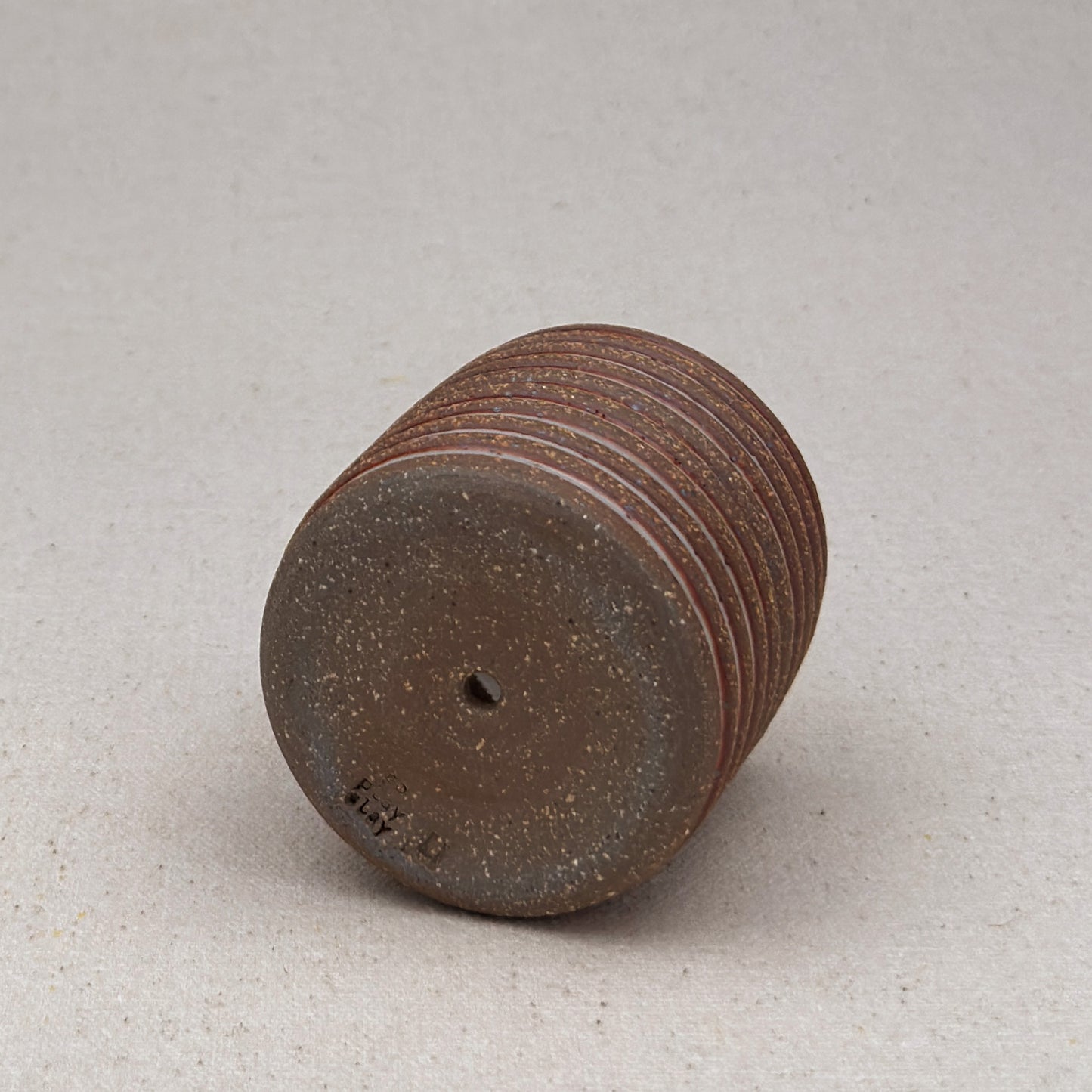 Extra Small Shino Stripe Cylinder Planter