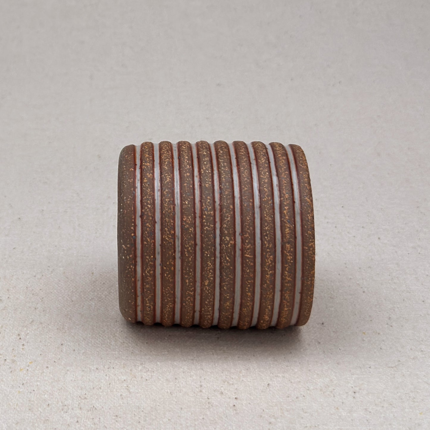 Extra Small Shino Stripe Cylinder Planter
