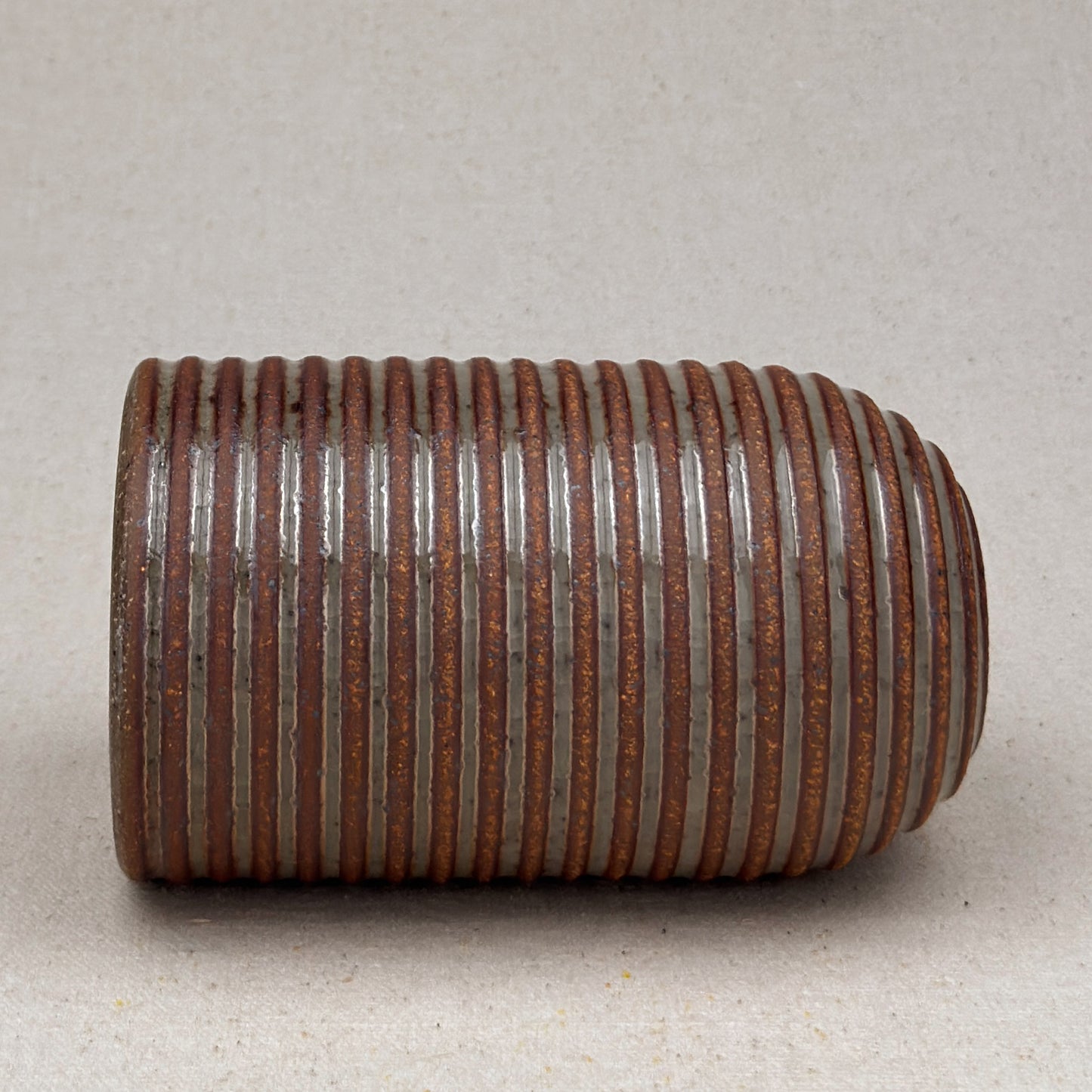 Medium Shino Stripe Round Top Vase