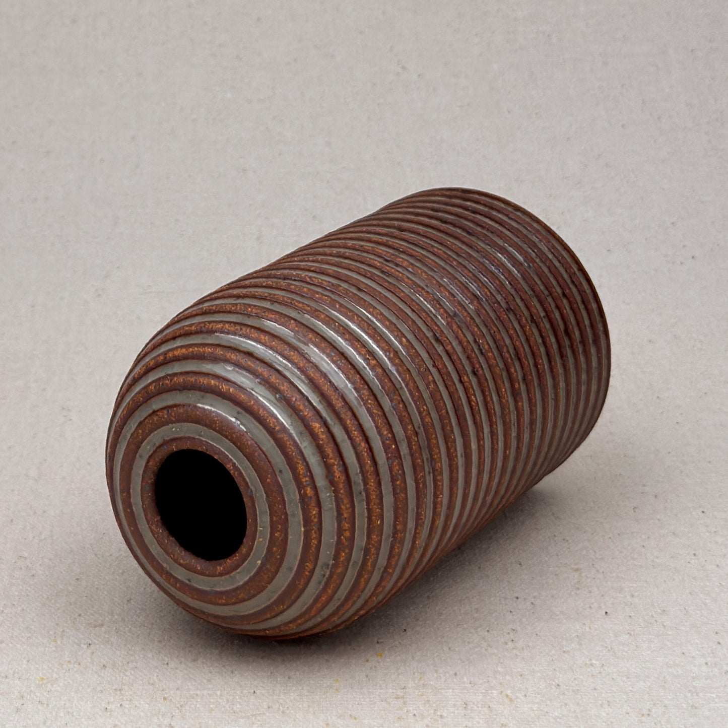 Medium Shino Stripe Round Top Vase