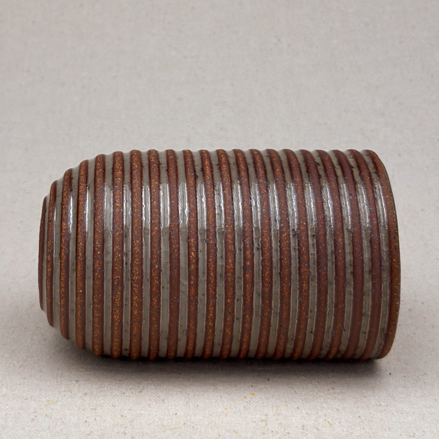 Medium Shino Stripe Round Top Vase