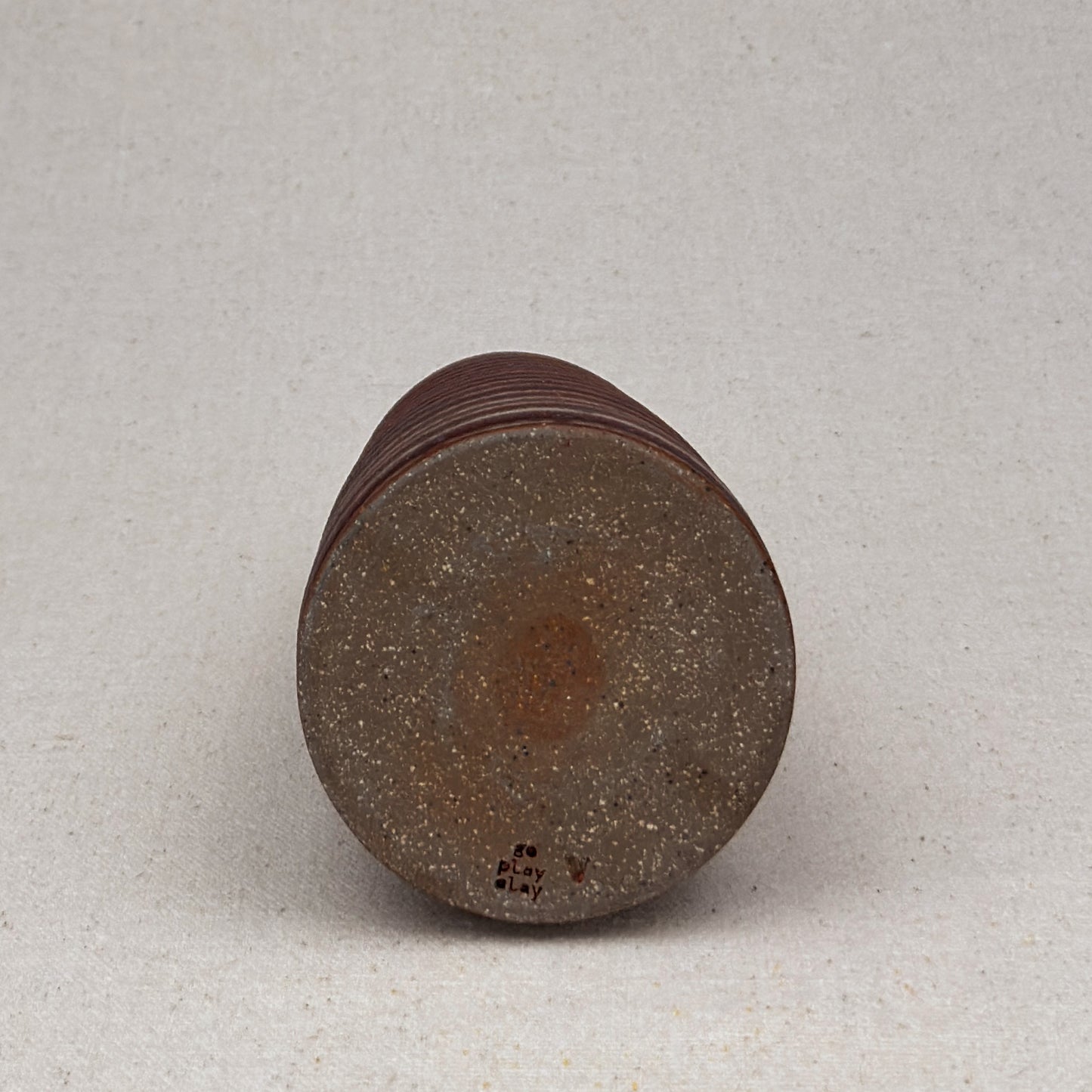 Medium Shino Stripe Conical Vase