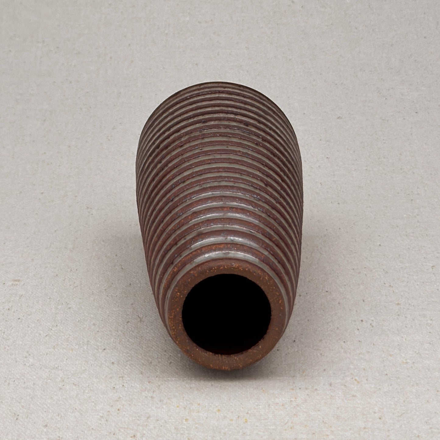 Medium Shino Stripe Conical Vase