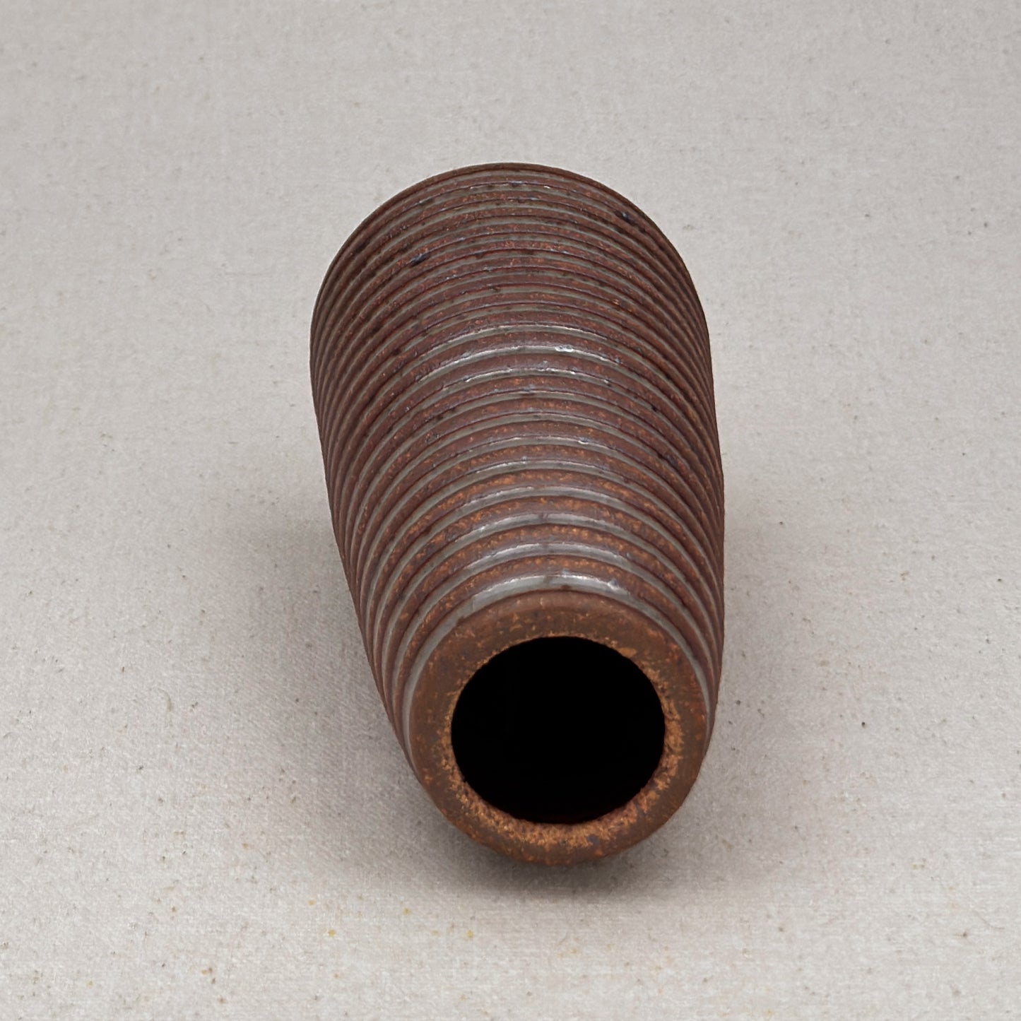 Medium Shino Stripe Conical Vase