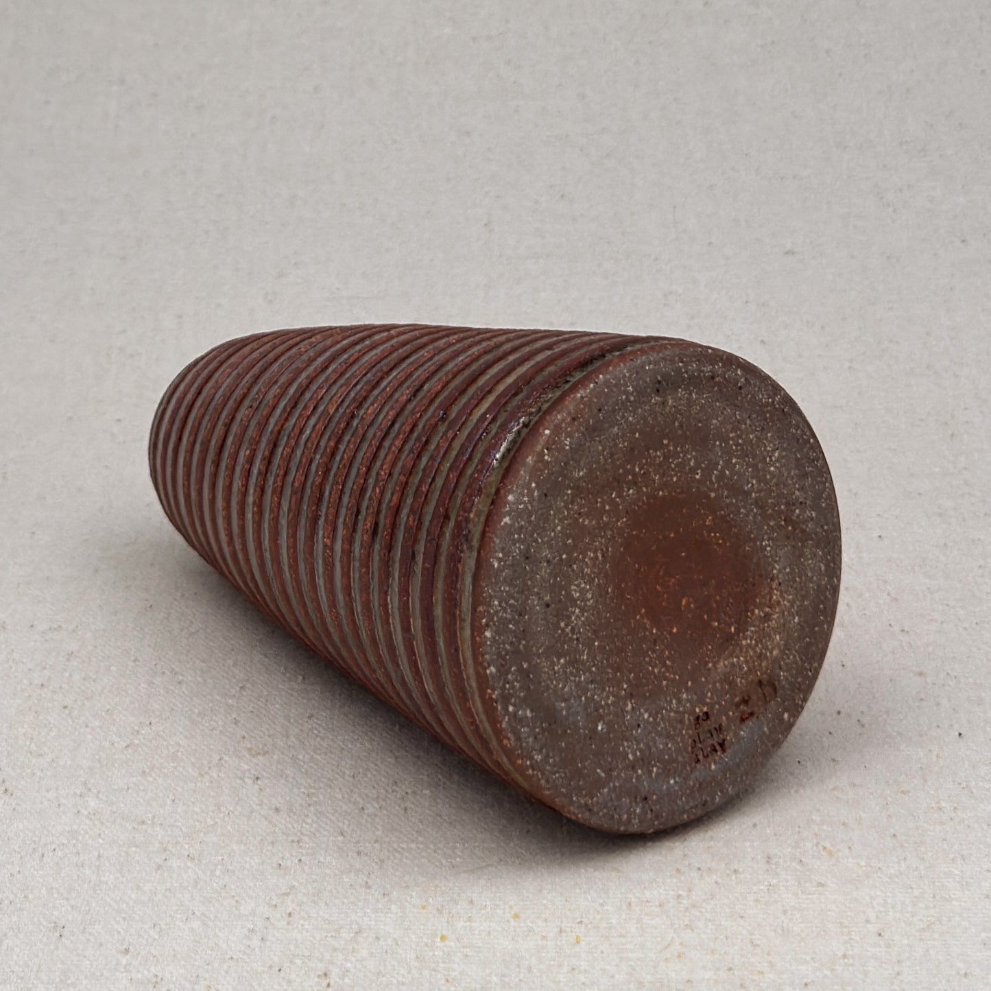 Medium Shino Stripe Conical Vase