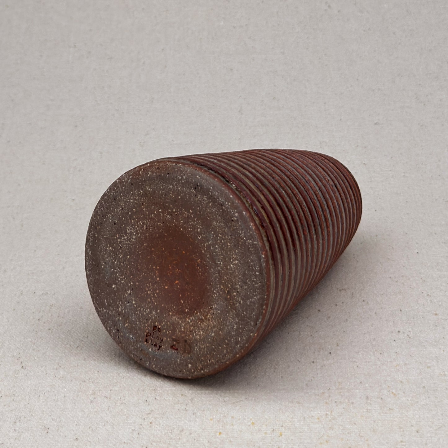 Medium Shino Stripe Conical Vase