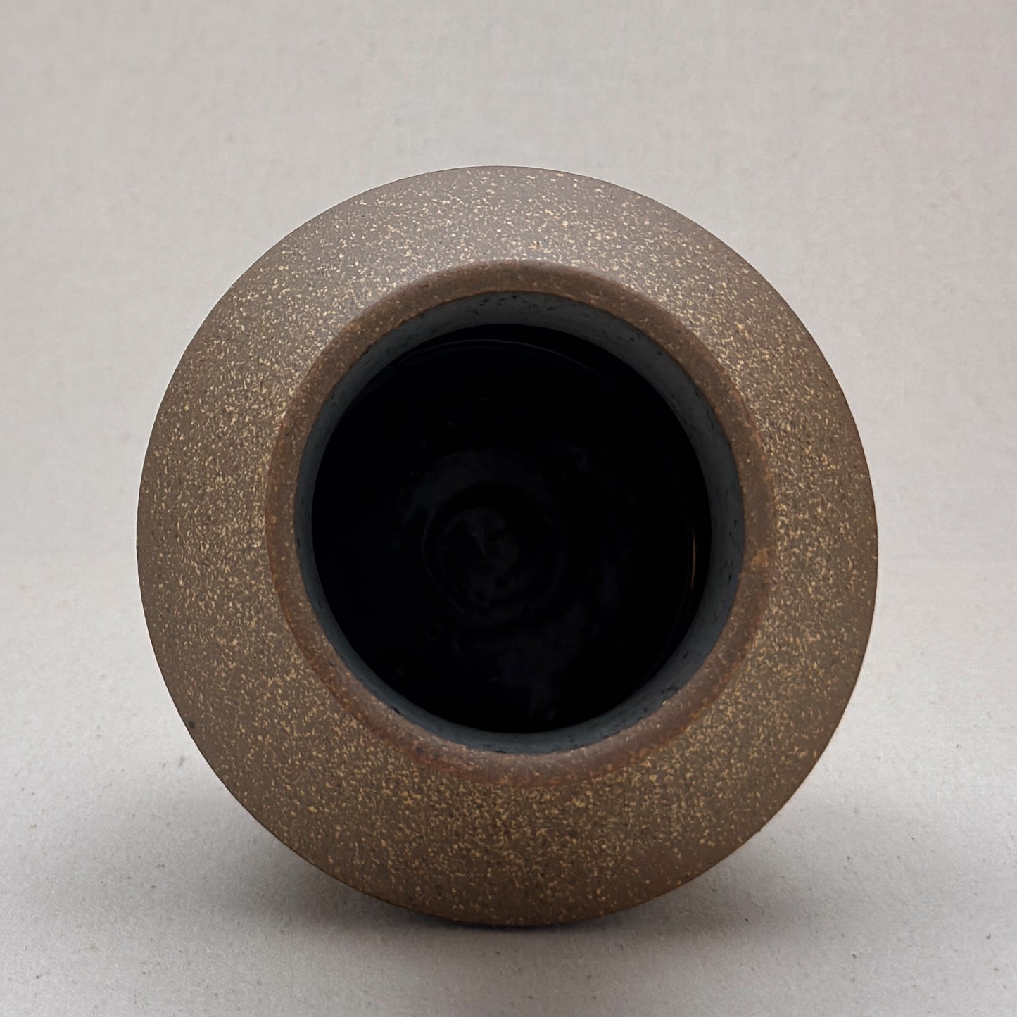 Medium Speckled Blue Angular Vase