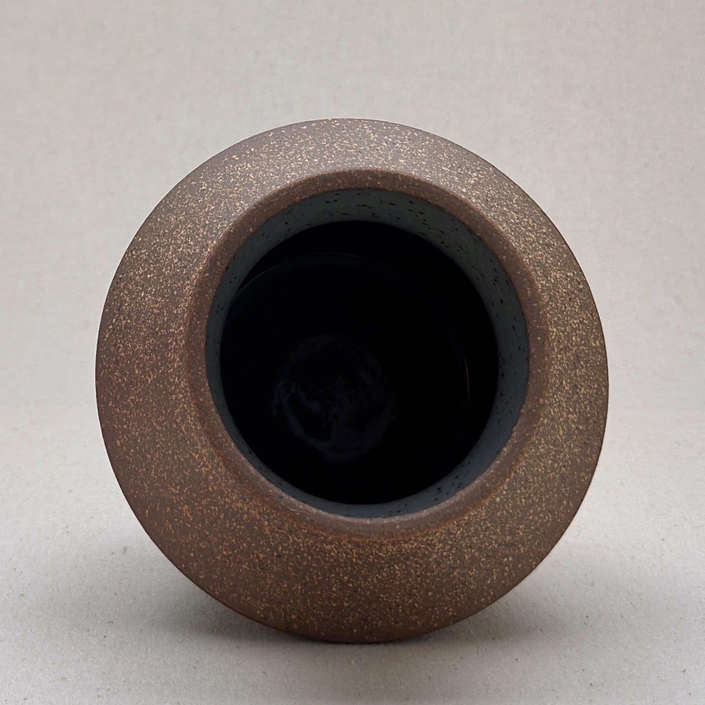 Medium Speckled Blue Angular Vase