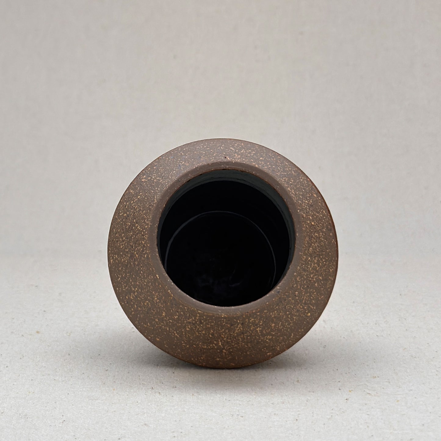 Small Speckled Blue Angular Vase