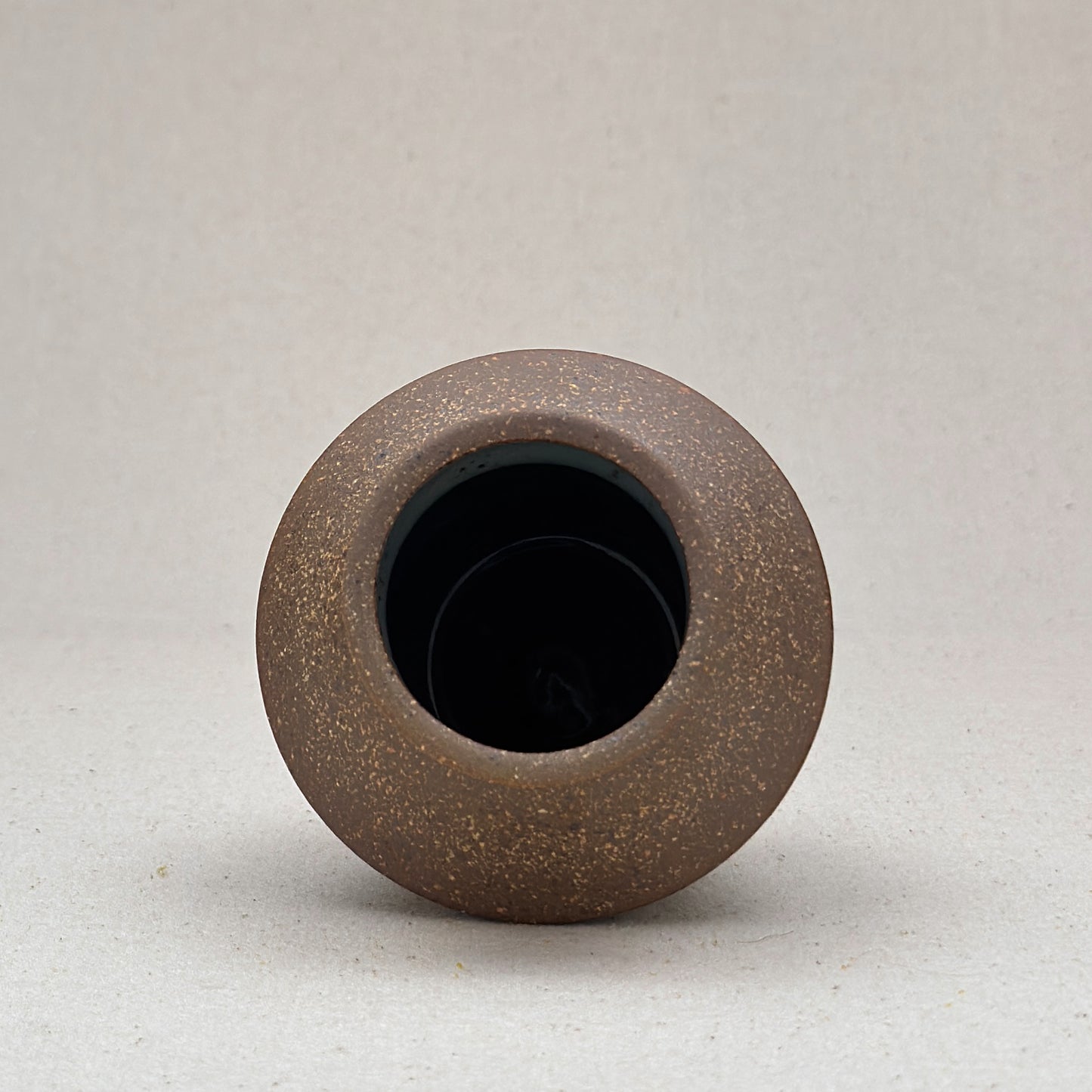 Small Speckled Blue Angular Vase