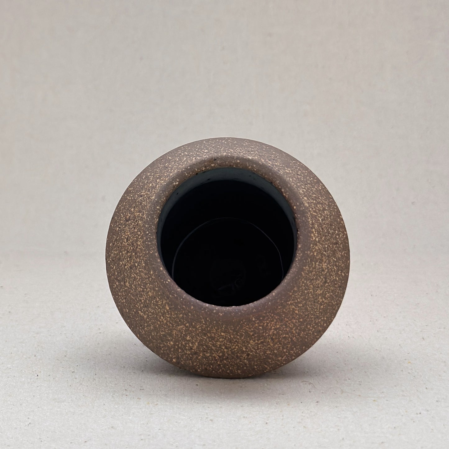 Small Speckled Blue Angular Vase