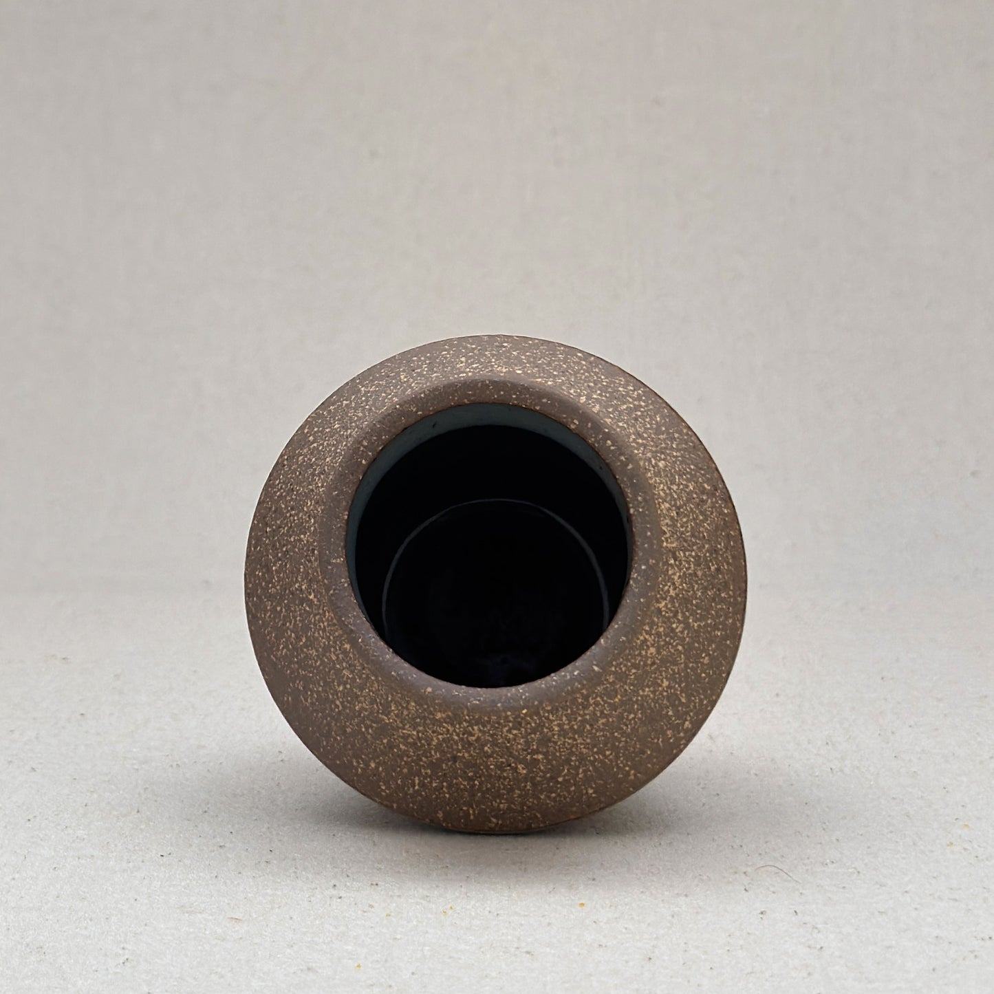 Small Speckled Blue Angular Vase