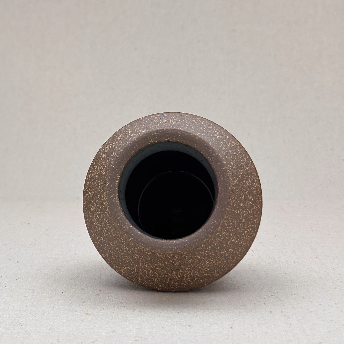 Small Speckled Blue Angular Vase