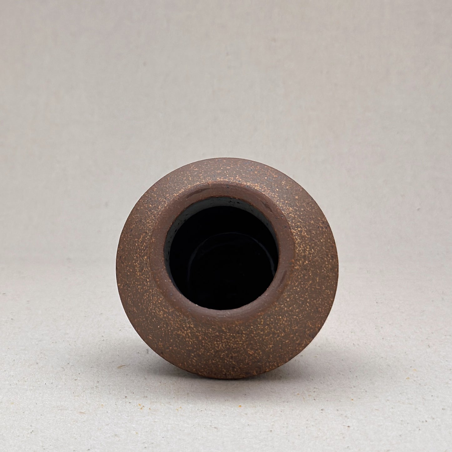 Small Speckled Blue Angular Vase