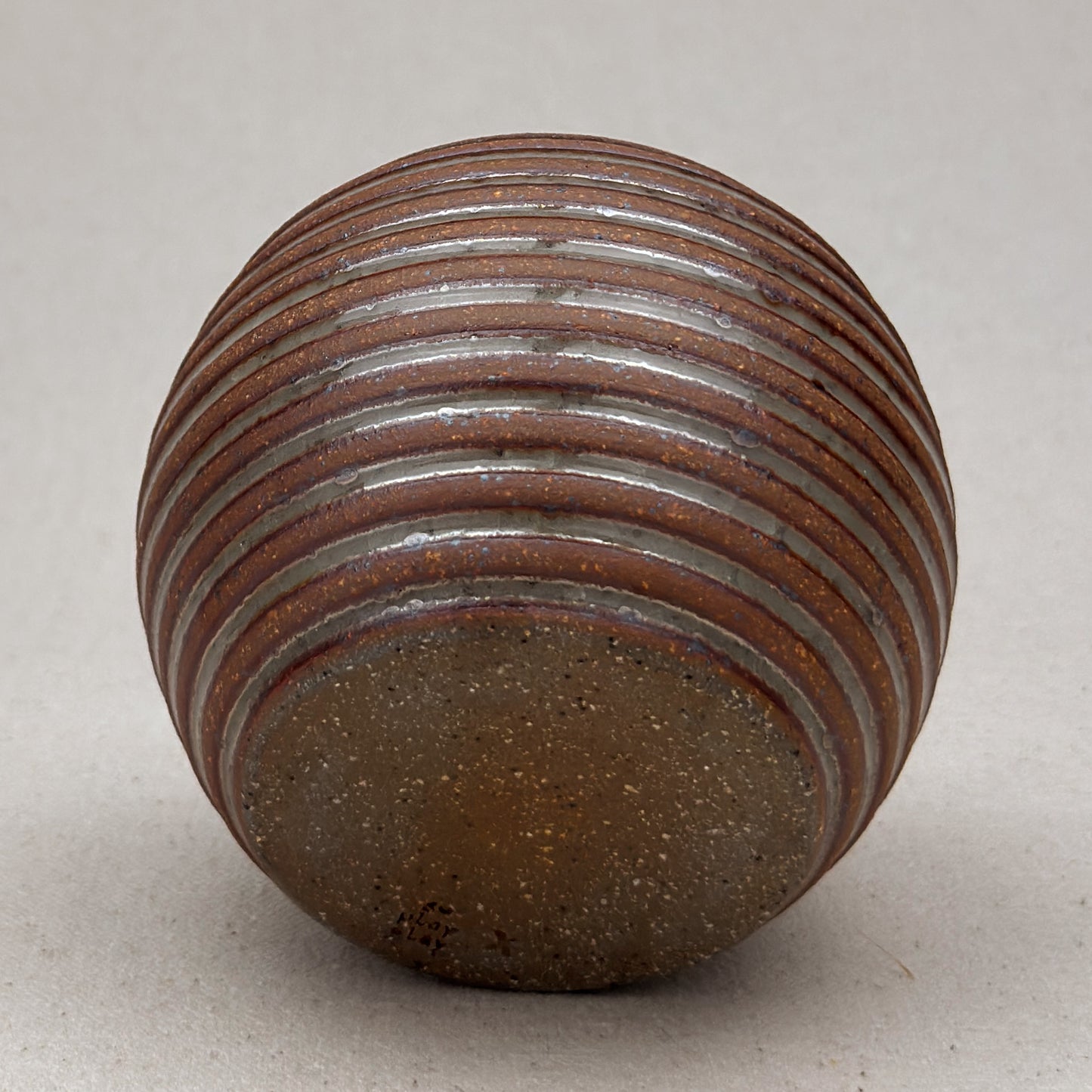 Small Shino Stripe Round Vase