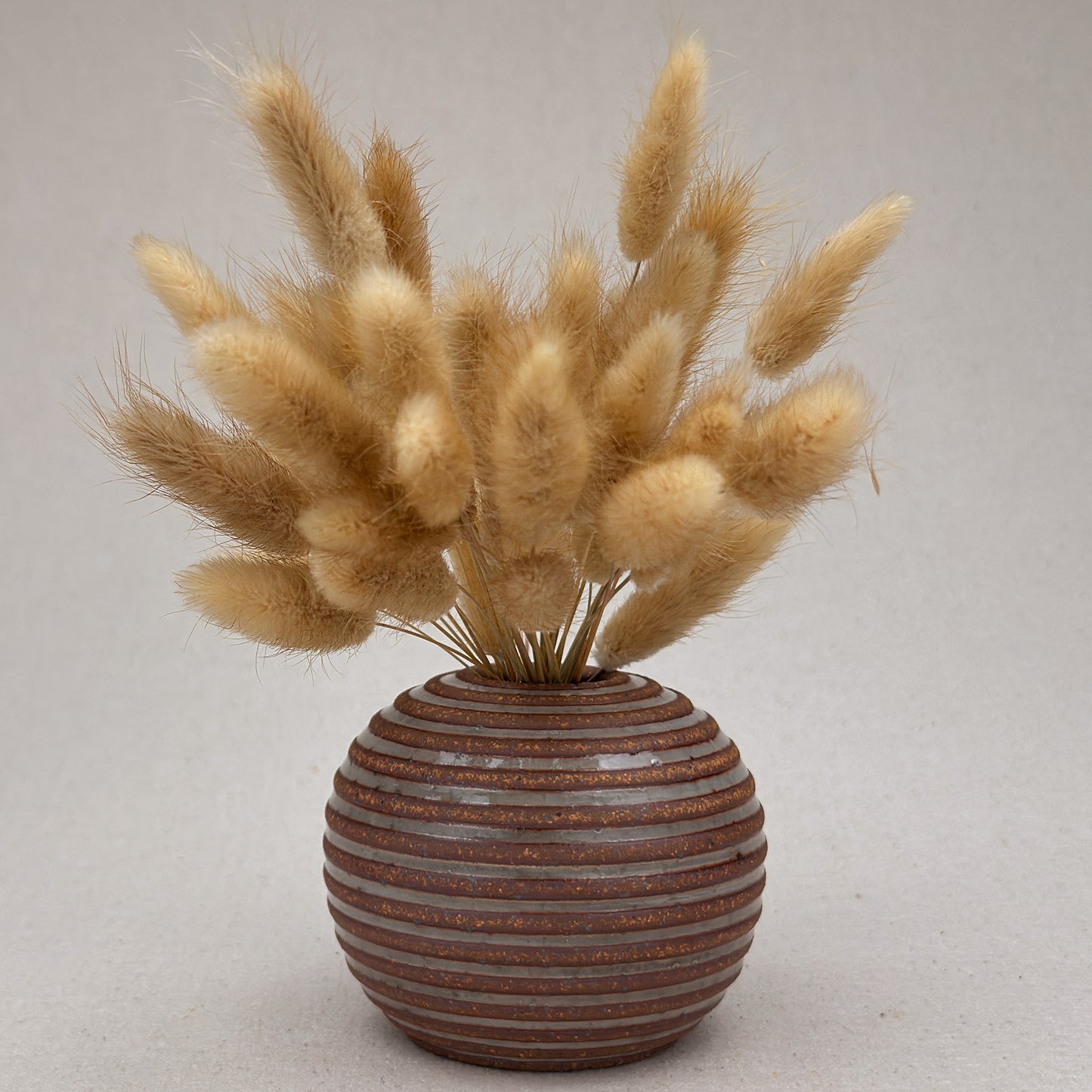 Small Shino Stripe Round Vase