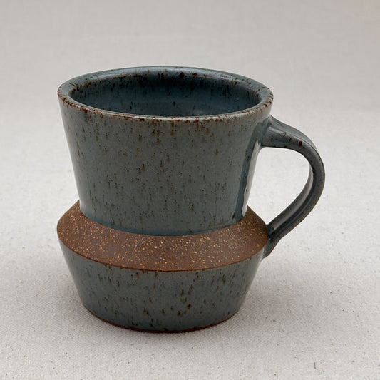 Speckled Blue Angular Mug