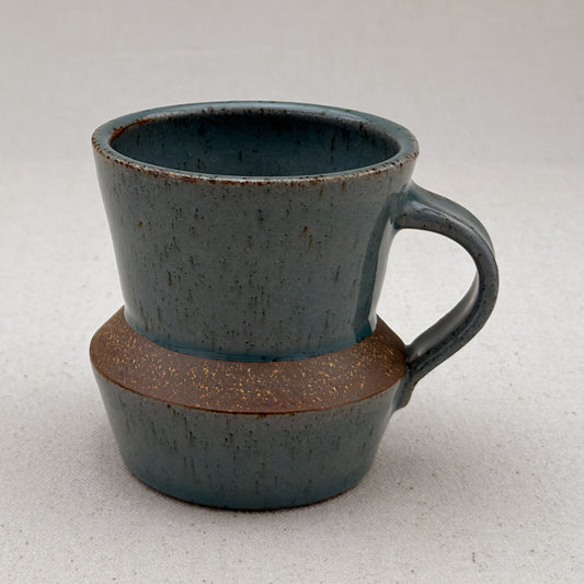 Speckled Blue Angular Mug