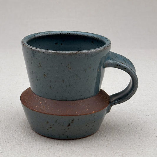 Speckled Blue Angular Mug