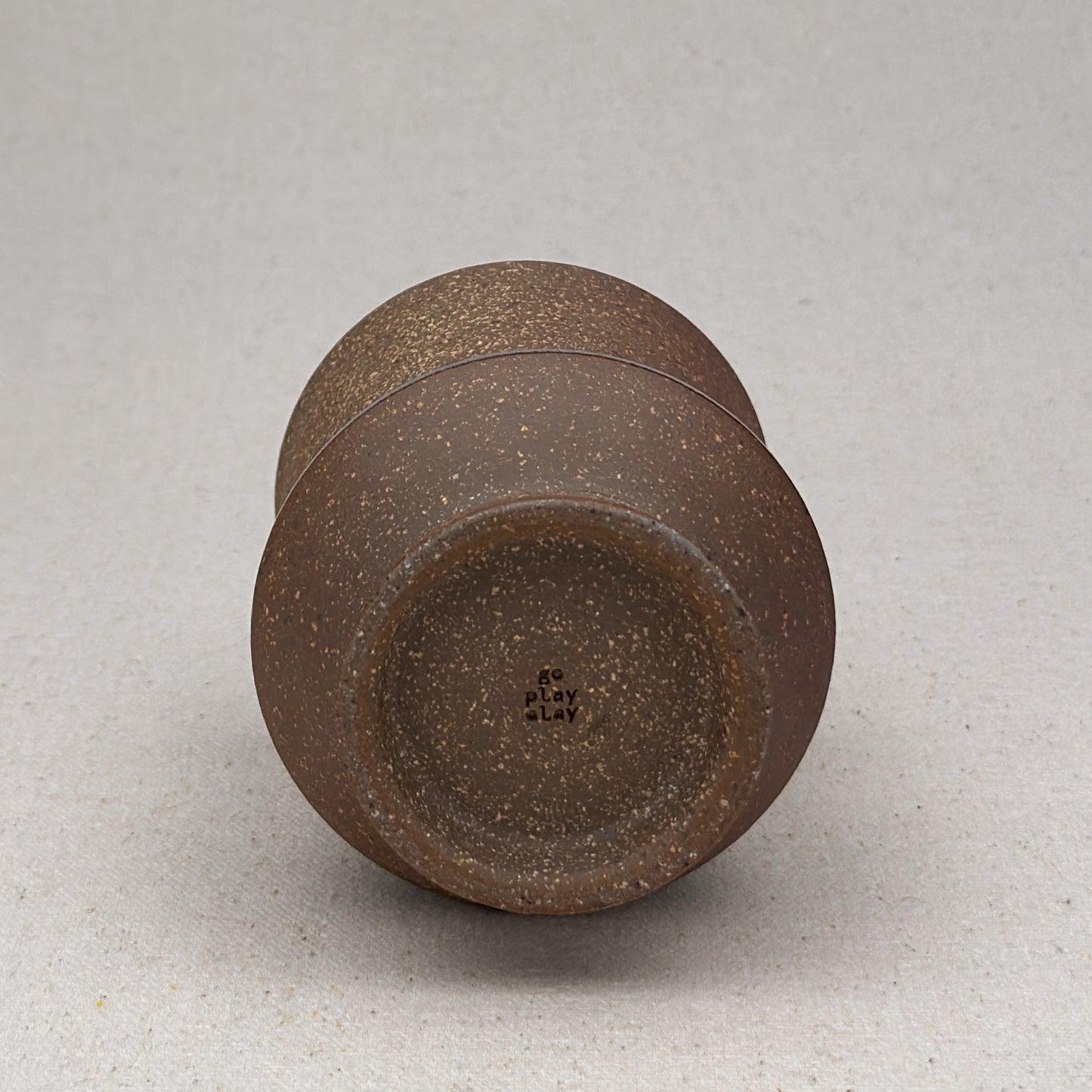 Speckled Blue Angular Cup