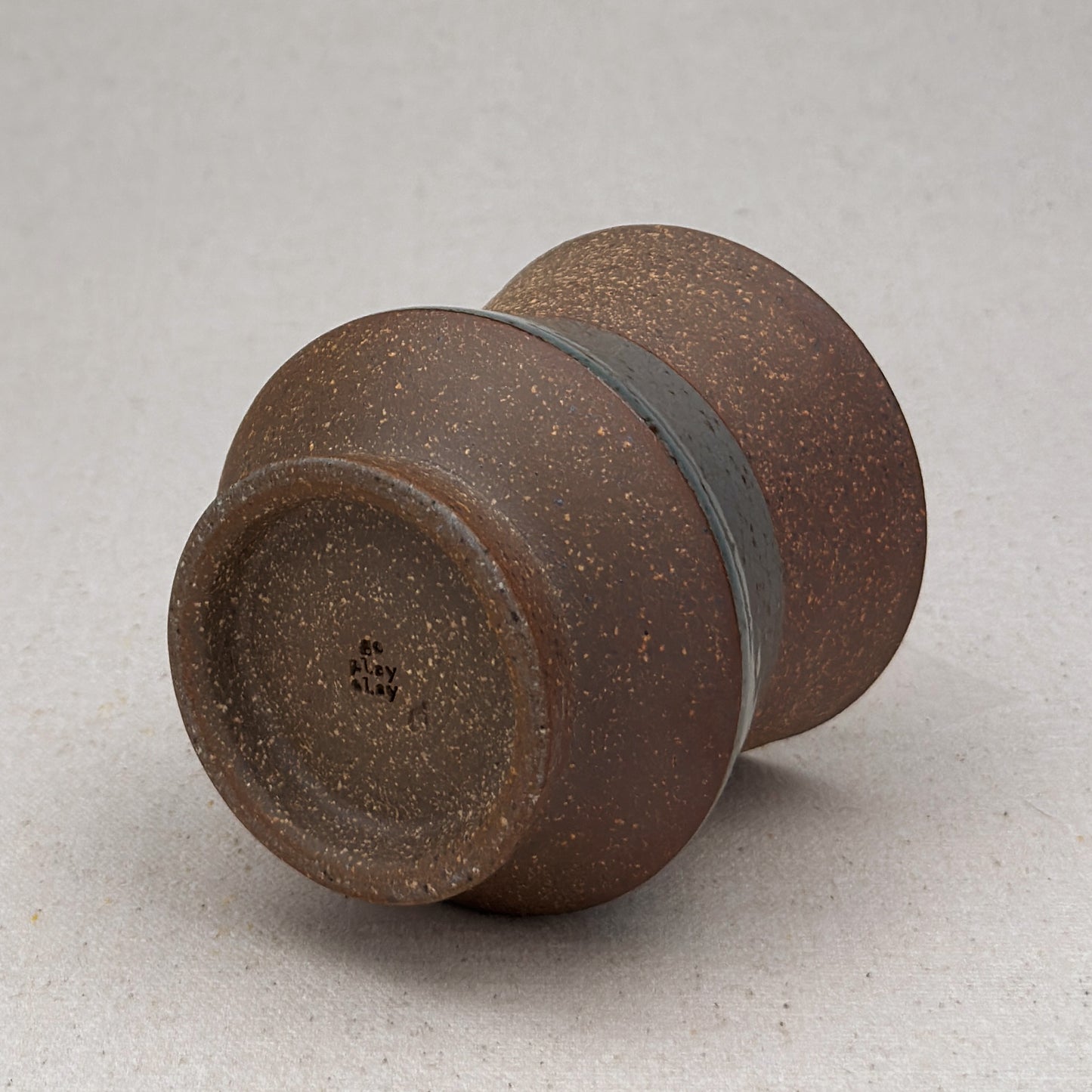 Speckled Blue Angular Cup