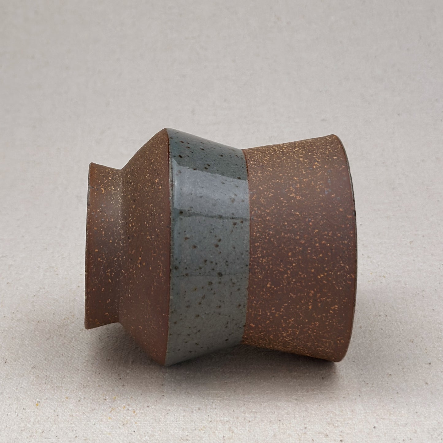 Speckled Blue Angular Cup