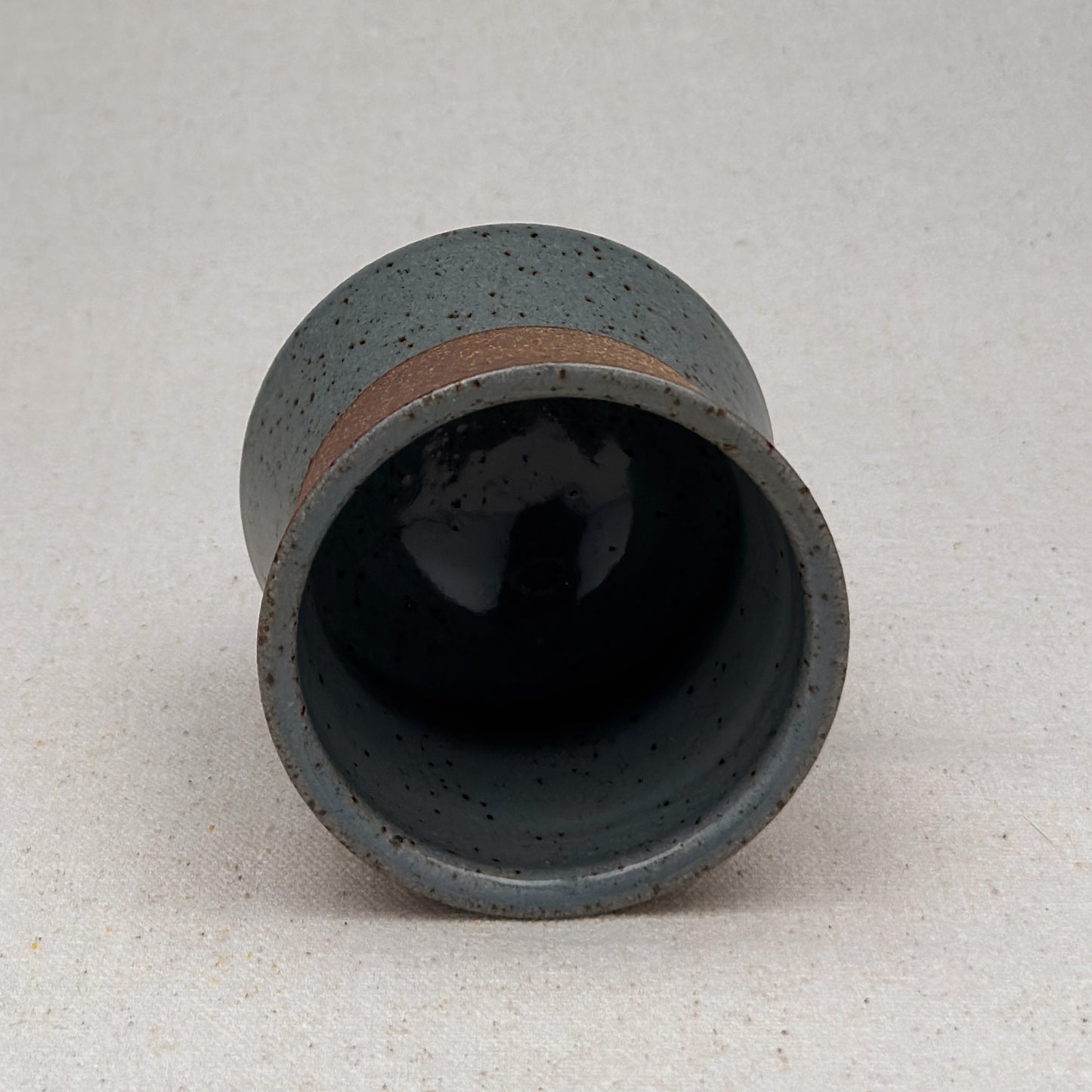 Speckled Blue Angular Cup