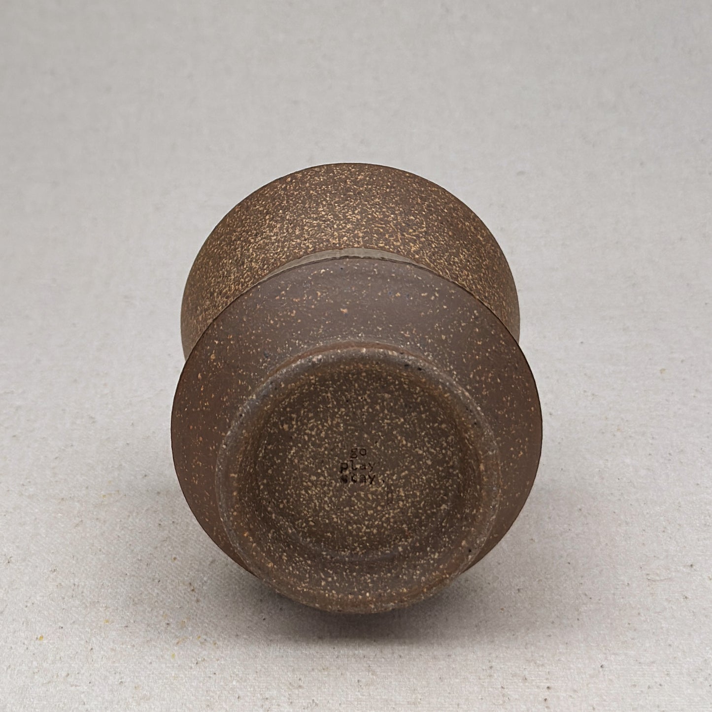 Speckled White Angular Cup