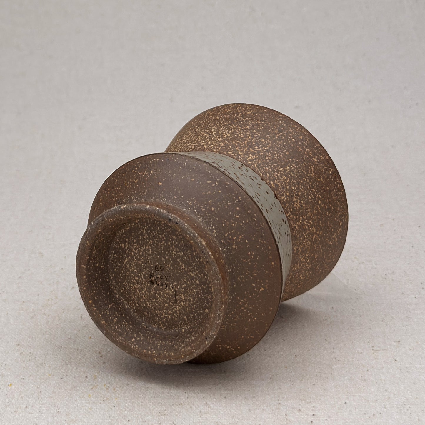 Speckled White Angular Cup